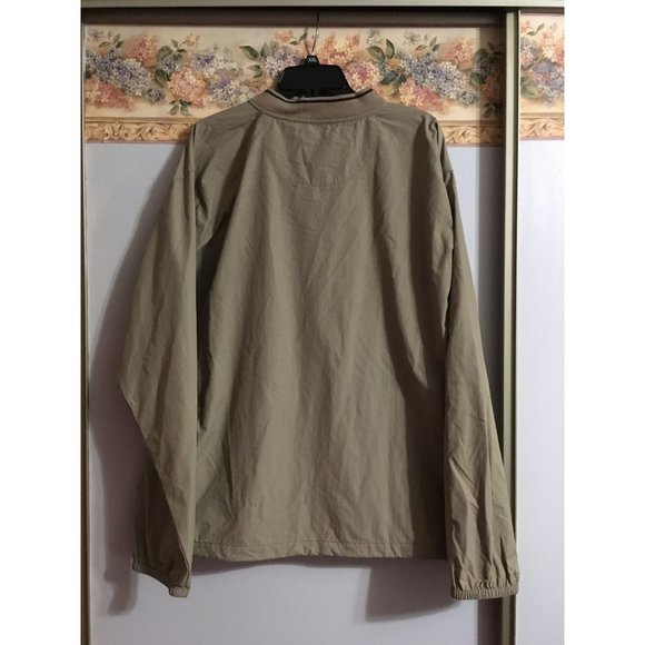 Eddie Bauer Large Lightweight Tan Casual Outdoor Packable Pullover Jacket - Picture 4 of 5